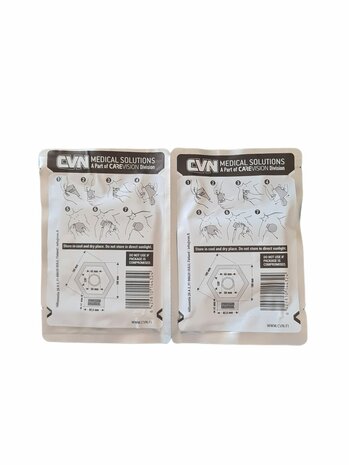 CVN Hexagon Chest seal vented DUO PACK