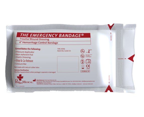 Emergency bandage 4"